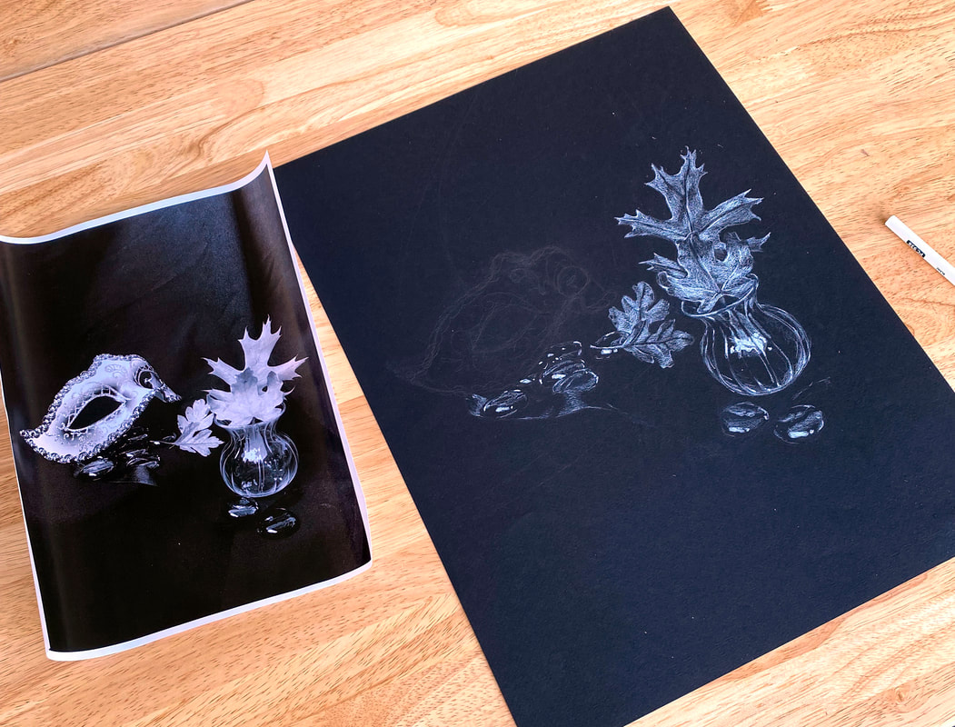 How to Draw with Colored Pencils on Black Paper: TIPS and